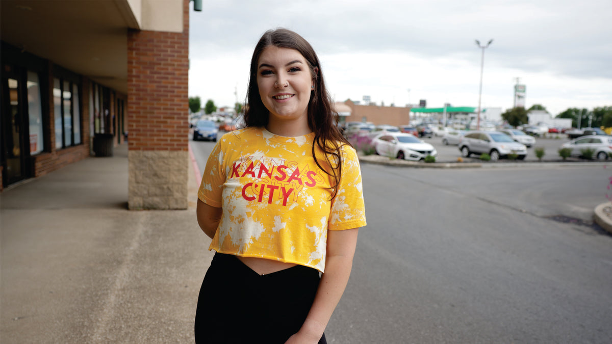 Kansas City Bleached Soft Tee – The Mark-It Shop