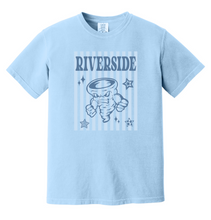 Load image into Gallery viewer, Riverside Striped Comfort Color Tee (Wall Print #92)