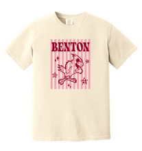 Load image into Gallery viewer, Benton Striped Comfort Color Tee (Wall Print #32)