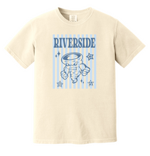 Load image into Gallery viewer, Riverside Striped Comfort Color Tee (Wall Print #92)