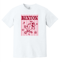 Load image into Gallery viewer, Benton Striped Comfort Color Tee (Wall Print #32)