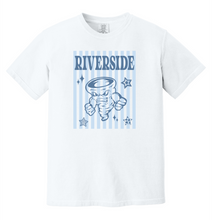 Load image into Gallery viewer, Riverside Striped Comfort Color Tee (Wall Print #92)