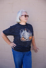 Load image into Gallery viewer, Cheetah Print Ghost Tee | Acid Wash Halloween Shirt