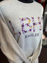 Load image into Gallery viewer, Bishop LeBlond High School Embroidered Floral Crewneck