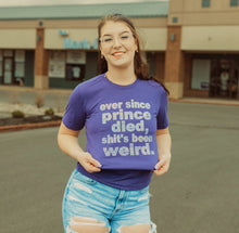 Load image into Gallery viewer, Prince | Sparkly Print | Purple Bella + Canvas Tee