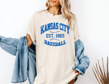 Load image into Gallery viewer, Kansas City Baseball Comfort Colors Tee