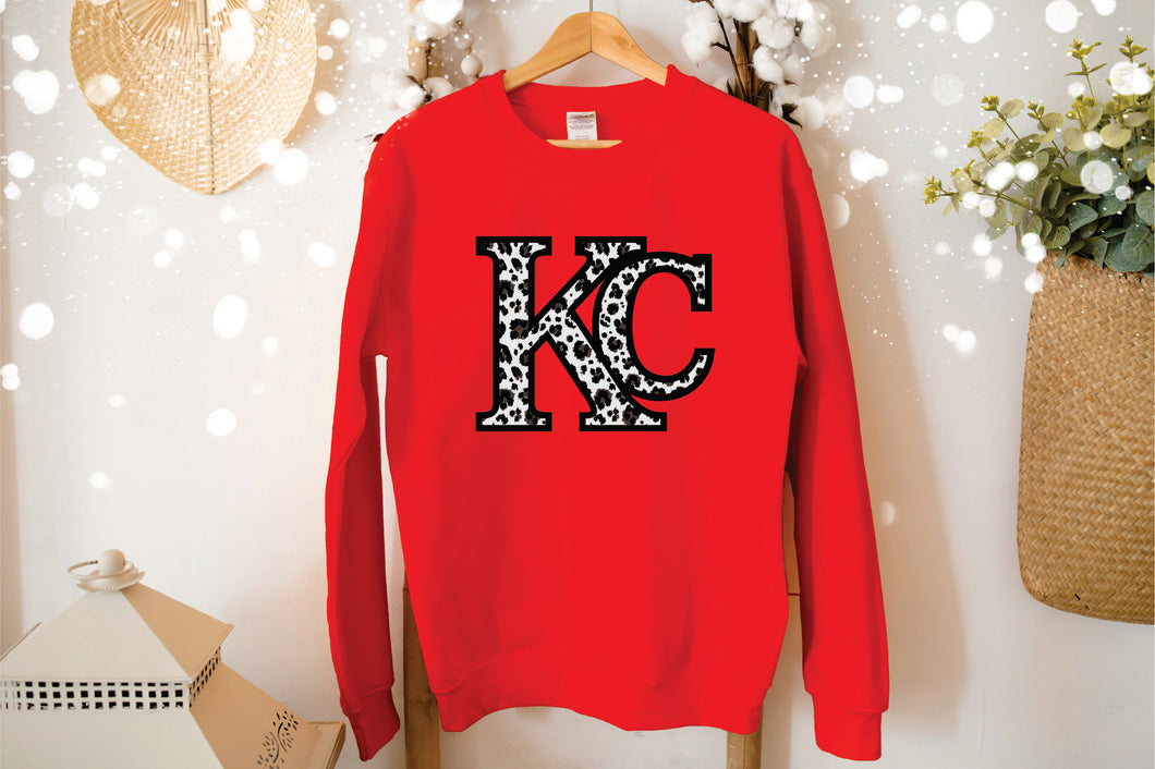 Kansas City Leopard Crewneck