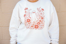 Load image into Gallery viewer, Floral Ghost Crewneck Sweatshirt