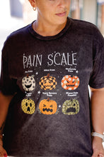 Load image into Gallery viewer, Pain Scale Distressed Tee | Halloween Themed Tee for Nurses