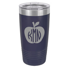 Load image into Gallery viewer, Apple Monogrammed Tumbler