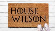 Load image into Gallery viewer, House Of, Games of Thrones inspired Door Mat