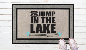 Go Jump In The Lake Door Mat
