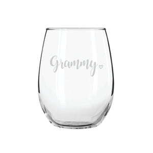 Grammy Stemless Wine Glass