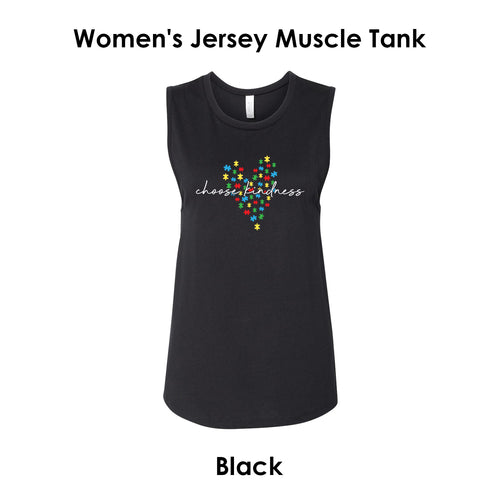Choose Kindness Autism Awareness, Women's Tanks
