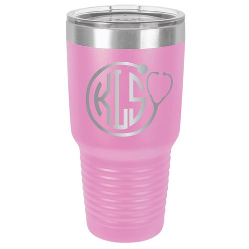 30 oz. Nursing Monogram Tumbler
