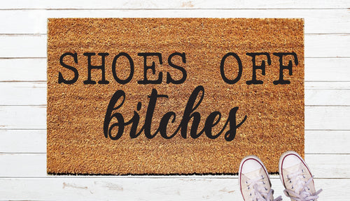 Shoes of Bitches Door Mat