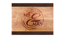 Load image into Gallery viewer, Cherry with Walnut Trim 2 Tone Cutting Board