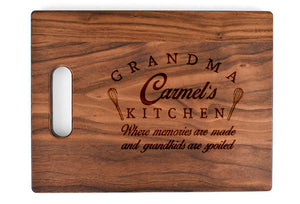 SMALL HANDLE BOARD ROUNDED CORNERS & EDGES